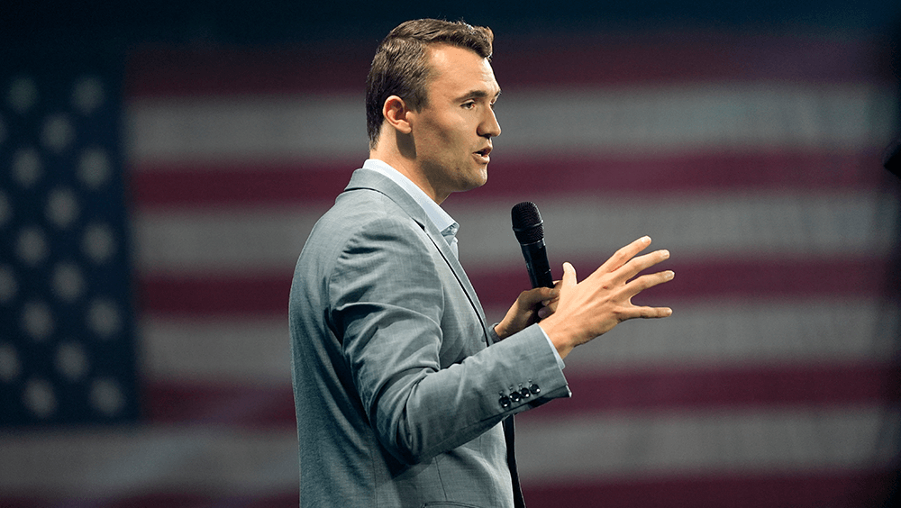 Charlie Kirk speaking