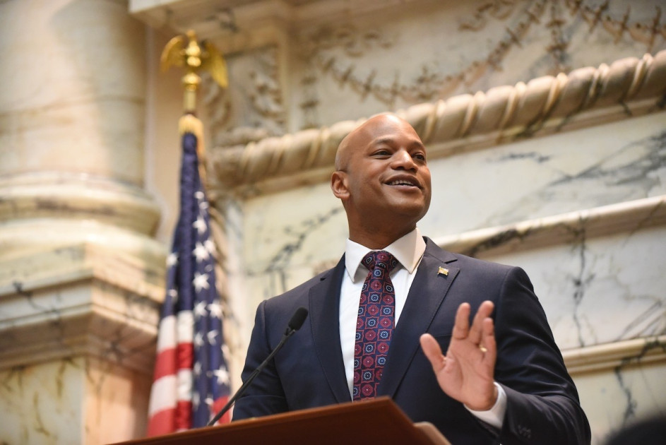 Maryland Governor Wes Moore speaking
