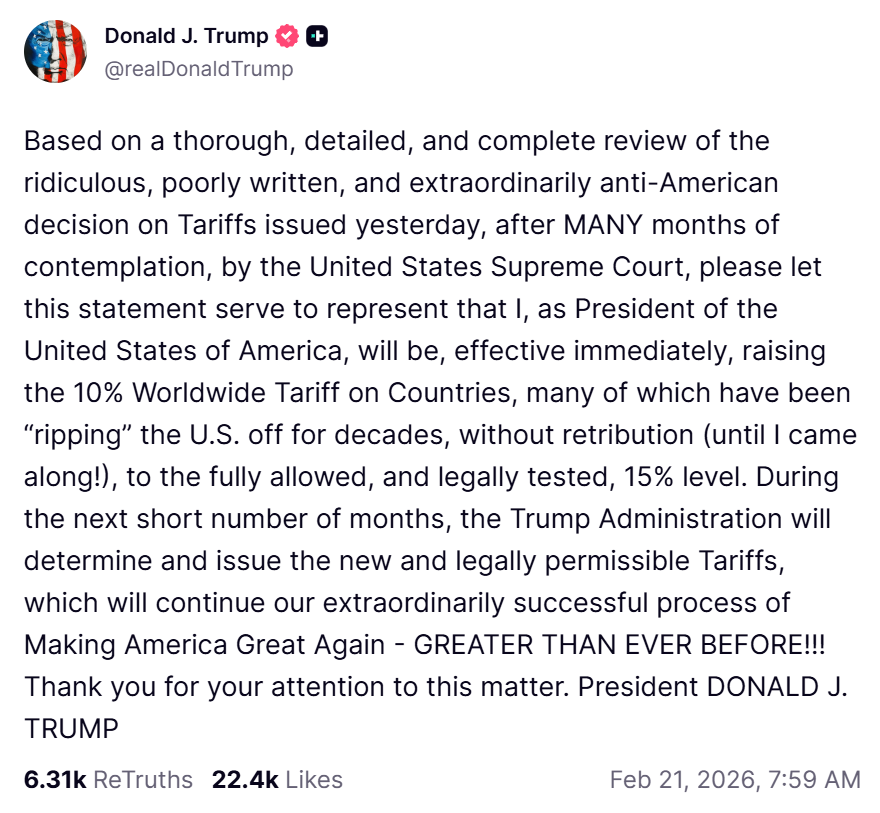 truthsocial screenshot